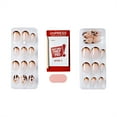 thumbnail image 5 of KISS imPRESS Press on Nails, Design, Love Words, Brown, Short Oval, 30 Count, 5 of 6