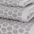 thumbnail image 4 of Beautiful by Drew Barrymore 6-Piece Dot Bath Towel Set, Soft 100% Cotton, Porcini Taupe, 4 of 5