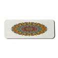 thumbnail image 1 of Ethnic Computer Mouse Pad, Mandala with Vintage Elements on Victorian Backdrop Motifs Print, Rectangle Non-Slip Rubber Mousepad Large, 31" x 12" Gaming Size, Multicolor, by Ambesonne, 1 of 2