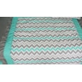 thumbnail image 5 of BabyFad Elephant Turquoise 9 Piece Crib Bedding Set, 5 of 5