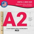 thumbnail image 3 of 209 Pcs 3" Red Bulletin Board Letters & Numbers, Capital Letters, Numbers, Punctuation, US Made Card Stock Punch Out Letters for Poster, Bulletin Board, Classroom - Precut Letters & Numbers, 3 of 9