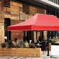thumbnail image 2 of HONMEET Tienda plegable: 4,4 x 3,1 m, con 3 paredes laterales - Toldo parasol para exteriores, ideal para acampar, fiestas en la playa y eventos., 2 of 6