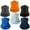 Multicolor, variant on 6 Pack Neck Gaiter Balaclava Bandana Gator Face Mask Scart Cover Breathable Sun Protection Headwear for Men Women