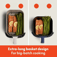 thumbnail image 3 of 4 Qt Slim Air Fryer with Ceramic Nonstick Coating, Adjustable Temperature, 6 Preset Programs, 60-Min Auto Shutoff, and Plum Finish, 3 of 7