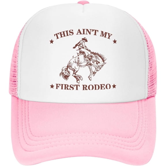 Snapback Cap for Mens Snapback Trucker Hat This Ain't My First Rodeo Trendy Vintage Hats