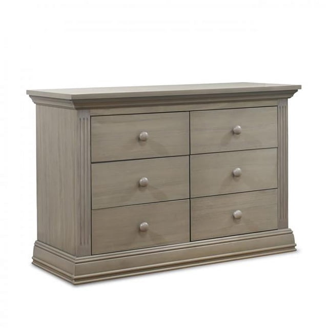 Sorelle Furniture 7360-HG Paxton Double Commode&44; Patrimoine Gris