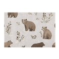 thumbnail image 7 of Yayeee Bath Rug for Bathroom Floor Non Slip Rectangle Fluffy Soft Absorbent Mat, 16"x24", Light Gray Bears, 7 of 7