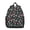 Robot and Astronauts, variant on Robot and Astronauts Black Pattern Backpack for School, Cute School Bag with Adjustable Shoulder Straps and Padded Back, 13.8"x11.4"x6"