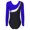 Blue, variant on DPOIS Women Figure Ice Skating Leotard Long Sleeve Bodysuit