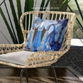 thumbnail image 2 of Three Women Indoor/Outdoor Pillow with Removable Cover in Blue Beige Red26x26, 2 of 5