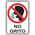 thumbnail image 1 of Señalización Pública Señalamientos Prohibitivos 30x40 cm No Grito Normal, 1 of 1