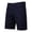 #Navy, variant on DPTALR Men's Solid Color Elastic Waist Straight Leg Casual Shorts,Green,30