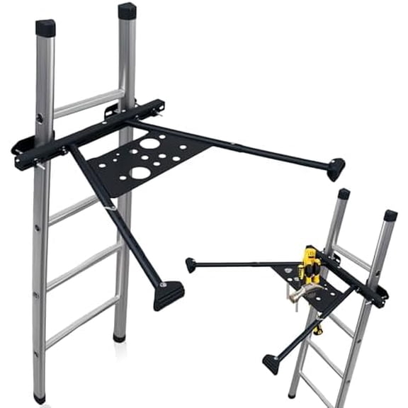 Ladder Stabilizer, Ladder Stabilizer for Roof, Ladder Standoff for Ladder Accessories High Grade Materials, Adjustable Leg 22-29.5" Ladder Stabilizer withstands 350 LBS Weight$$Tools