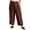 #19 Wine 【Mix, Match & Rotate: Stock Up on Daily Colors】, variant on Women's 100% Cotton Loose Fit Pants with Elastic Waist, Drawstring Closure & Pockets, Summer Beach Casual Lounge Pants, Womens | VerBelle,Army Green L