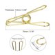 thumbnail image 2 of Clips para mantel Uxcell, abrazaderas de acero al carbono de 70mm para fijar manteles, tono dorado, 8 piezas, 2 of 5