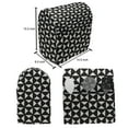 thumbnail image 4 of Abstract Stand Mixer Cover, Triangles Arranged in a Table Square Basic and Repetitive, Kitchen Appliance Organizer Bag Cover with Pockets, 5 Quarts, Dark Grey and Eggshell, by Ambesonne, 4 of 4