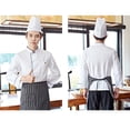 thumbnail image 1 of Unisex Chef Jacket Coat Kitchen Long Sleeve Cooker Restaurant XXL, 1 of 8
