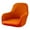 Dark Orange, variant on Soumake Curved Back Elastic Chair Cover Wear Resistant Super Soft Non-Fading Solid Color Chair Slipcover Stretch Wedding Chair Protector