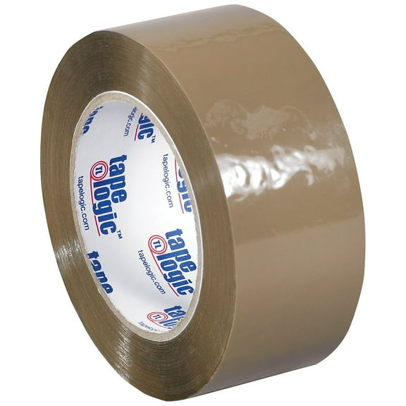 Tape Logic Acrylic Tape,2x55 yd.,2.6 mil,Tan,PK36 T901291T