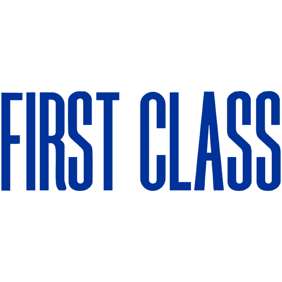 FIRST CLASS Stock Stamp | Pre-Inked Xstamper