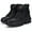 Black, variant on UKAP Mens Army Combat Boots High Top Hiking Shoes Lace Up Outdoor Shoe Men Military Tactical Boot Lightweight Black 7.5