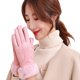 thumbnail image 5 of Guantes de gamuza para mujer, cálidos, acolchados, de terciopelo, resistentes al frío, para conducir y montar a caballo, bonitos, con pantalla táctil, para estudiantes, 5 of 5