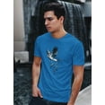 thumbnail image 2 of Hand Drawing Crow Design T-Shirt Men -Image by Shutterstock, Male Small, 2 of 4
