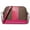 Deep Fuchsia, variant on Women's Large Logo Dome Crossbody Bag, Brown
