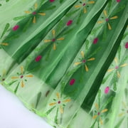 Jurebecia Princess Costume Halloween Dress Birthday Party up Clothes with Accessories Green 120 cm 5-6 Years