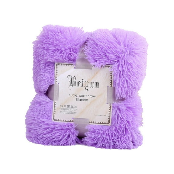 Blanket,80x120cm Soft Shaggy Warm Bed Sofa Bedspread Bedding Sheet Throw Blanket