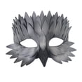 thumbnail image 4 of Máscara de pájaro cómoda de usar, cubrebocas, máscara de mascarada para escenario, graduación, cumpleaños plata, 4 of 8