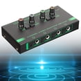 thumbnail image 1 of 4 Channels Headphone Power Amplifier Portable for Mixer Recording, 1 of 8