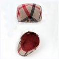 thumbnail image 4 of Minzimin Mens Adjustable Colorful Striped Plaid Ivy Newsboy Cabbie Gatsby Golf Cap Flat Cotton Hat Thin Cap, 4 of 4