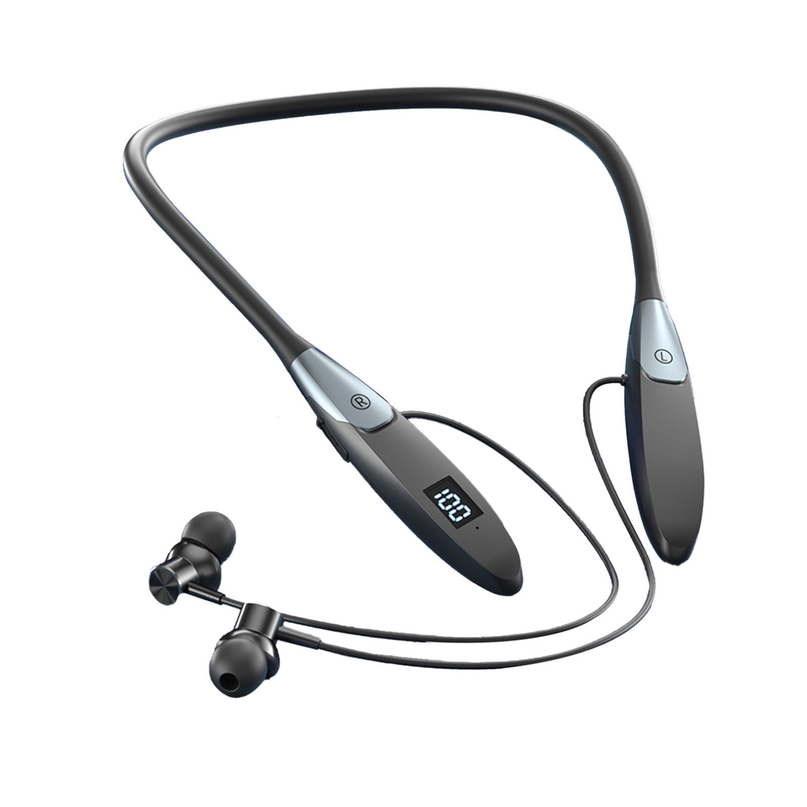 Neck Hanging High Battery Wireless In Ear Low Latency Magnetic Surrounding Sound Suction 5.3 Sports Bluetooth Earbuds Earphones