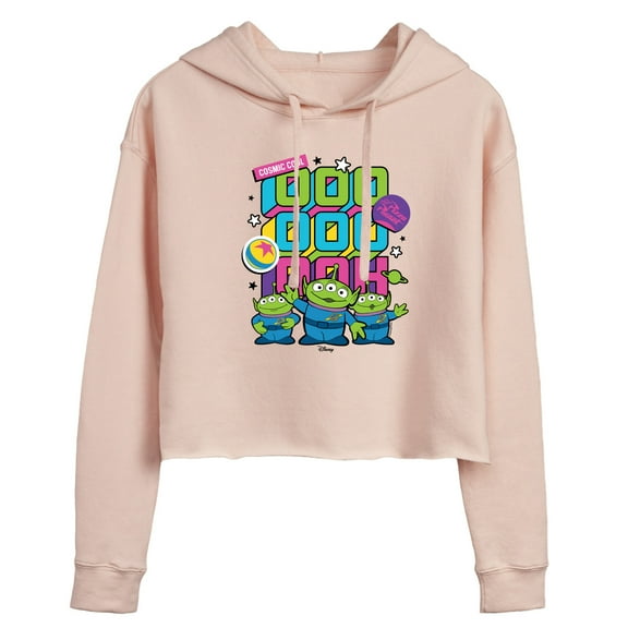 Toy Story 4 - Aliens Ooo Stacked - Juniors Cropped Pullover Hoodie