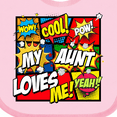 thumbnail image 4 of Inktastic My Aunt Love Me Boys or Girls Baby Bib, 4 of 4