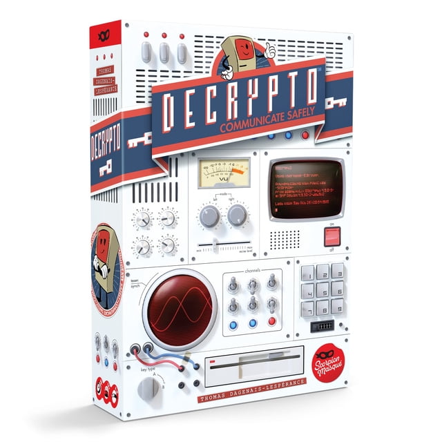 Juego de fiesta Scorpion Masqué Decrypto para adolescentes y adultos 12+ 3-8P