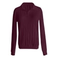 thumbnail image 3 of Chandail pour Femmes Classique Rayé Tricoté Confortable Chaud d'Hiver Décontracté Polyvalent Mode Haut, 3 of 3