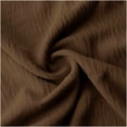thumbnail image 6 of Women's Tencel Loose Wide Leg Pants, Mid Elastic Waist, Tummy Control, Straight Leg Trousers for Casual, Walking, Travel, Office, Lounge, Soft Summer | TruBelle,Brown 2XL, 6 of 6