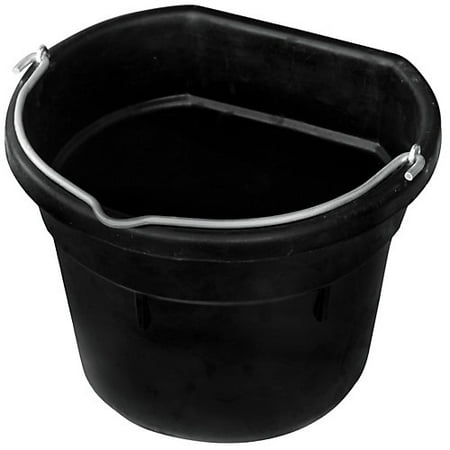 - Heated Rubber Flat-Back Bucket 12 Quart