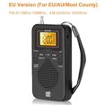 thumbnail image 4 of Portable Radio Mini AM FM Weather Radio Pocket Radio LCD Screen Digital Alarm Clock Radio Player, 4 of 5