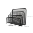 thumbnail image 4 of 2Pcs Office File Storage Shelves File Holders Desktop File Storage Racks Iron File Holders, 4 of 6