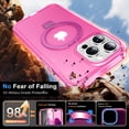 thumbnail image 6 of ChicShell Compatible with iPhone 16 Pro Max Case,Magnetic Wireless Charging Full Body Rugged Case with Built-in Touch Sensitive Anti-Scratch Screen Protector - Rose, 6 of 6
