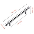 thumbnail image 6 of Utopia Alley 25pcs Vaduz Pull Handle - Decorative Cabinet Drop Pull Handles- Vintage Cabinet Hardware with Hand Finished Polished Chrome - Metal Drawer Pull Handle, 5.0" Center to Center, 6 of 9
