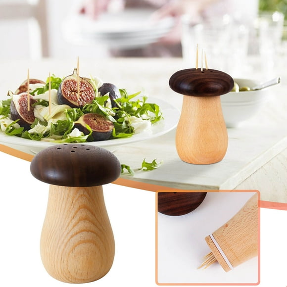 Boovnll Toothpick Holder Wooden Household Cute Toothpick Dining Table Toothpick Jar Storage Toothpick Box, Toothpick Dispenser, Toothpick Holder Dispenser, Tooth Pick Holder