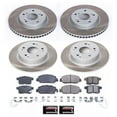 thumbnail image 2 of PowerStop Front and Rear Semi-Coated Rotor and Low-Dust Ceramic Brake Pad Kit SC6516, 2 of 3