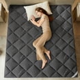thumbnail image 3 of BEDLORE Memory Foam Mattress Topper California King, 2" Gel Memory Foam Plus 2" Fluffy Pillow Top Pad for Back Pain, Breathable and Supportive, 3 of 10