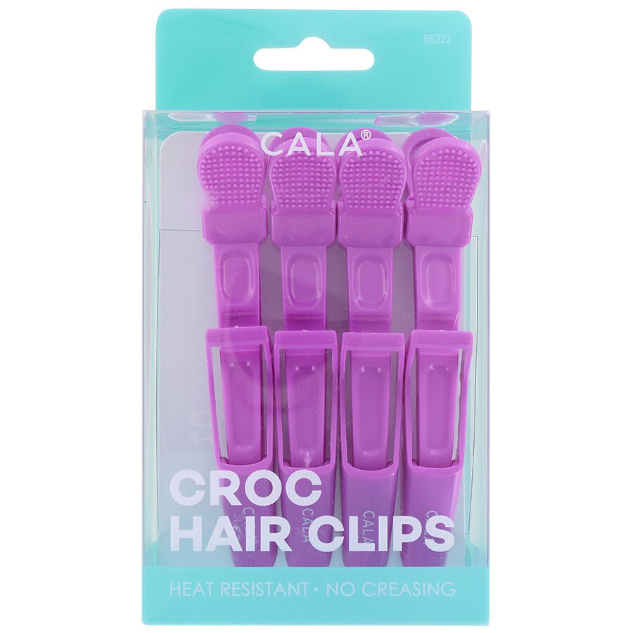 Cala Croc Hair Clips Lavender