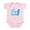 Petal Pink, variant on CafePress - Lil (Little) Surfer Dude! With Surfboard Body Suit - Baby Light Bodysuit, Size Newborn - 24 Months