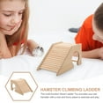 thumbnail image 3 of Pawsdot Natural Wooden Ladder Beige for Hamster Chinchilla Cage Exercise, 3 of 5